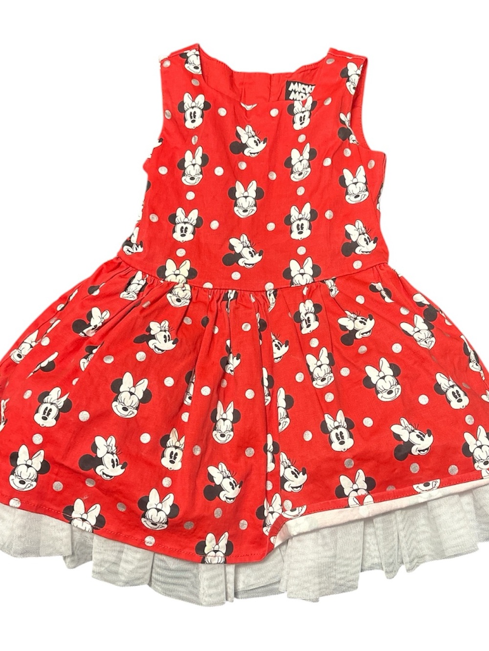 Red Minnie Mouse Polka Dot Dress